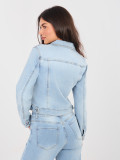 Light Blue Short Denim Jacket