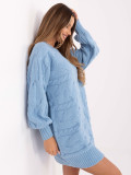 Oversize Sweater in Light Blue