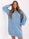 Oversize Sweater in Light Blue