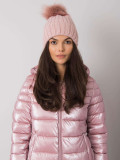 Light Pink Insulated Hat with Applications