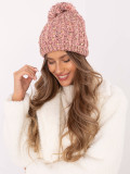 Pink Winter Hat with Application