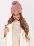 Pink Winter Hat with Application