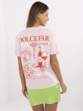 Pink Printed T-Shirt
