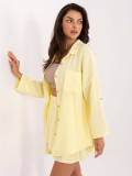 Stylish Yellow Long Sleeve Shirt