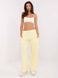 Stylish Sports Pants in Bright Yellow