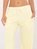 Stylish Sports Pants in Bright Yellow