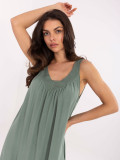 Oversize Summer Dress in Khaki