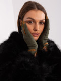 Smooth Khaki Women's Gloves