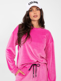 Women's dark pink set with long sleeves