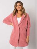 Pink Fluffy Alpaca Transitional Coat