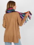 Women's Scarf with Colorful Patterns and Fringes