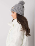 Gray Winter Hat with Lining