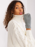Gray Gloves with Warm Lining