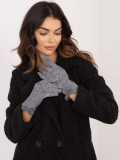 Gray Gloves with Warm Lining