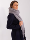Elegant Gray Scarf