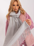 Gray Women's Knit Scarf
