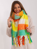 Fringed Scarf in Light Green