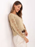 Elegant Gold Sweater