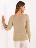 Elegant Gold Sweater