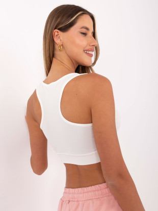 RUE PARIS Ecru Short Top