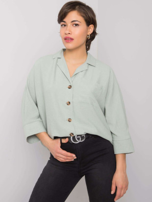 Light Green Women's Shirt RUE PARIS