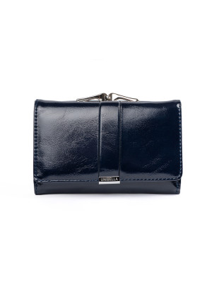 Elegant Blue Eco-Leather Wallet