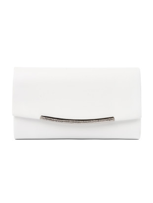 White Clutch with Chain