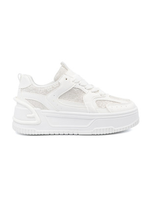 White Lace Sneakers