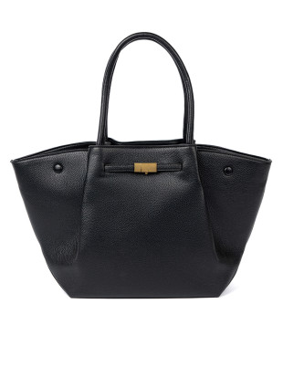 Classic Shopper in Textured Eco-Leather
