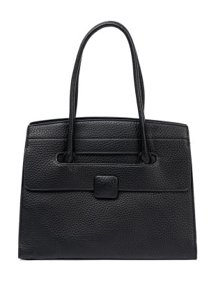 Classic Black Shoulder Bag