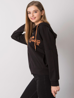 Black Zip-Up Hoodie