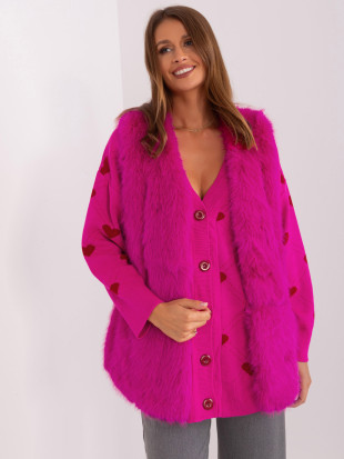 Pink Eco-Fur Vest