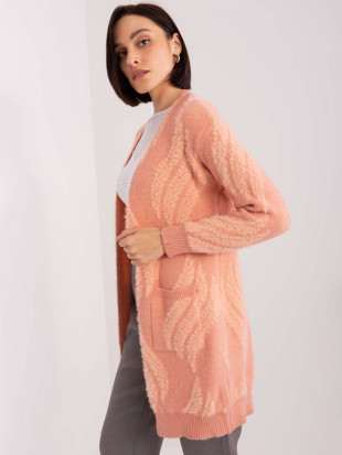 Pink Cardigan with Pockets
