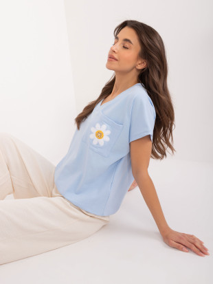 Stylish Blouse in Light Blue