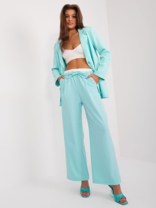 Elegant Palazzo Pants in Mint Color