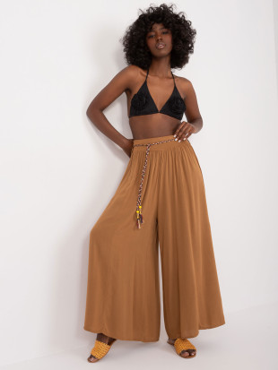 Elegant Palazzo Pants in Camel Color