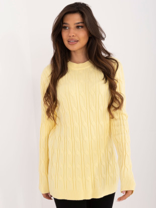 Stylish Yellow Sweater with Long Sleeves