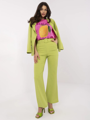 Elegant Lime Green Pants