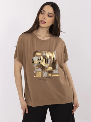 Stylish Blouse in Light Brown