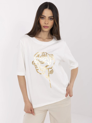 Elegant ecru blouse