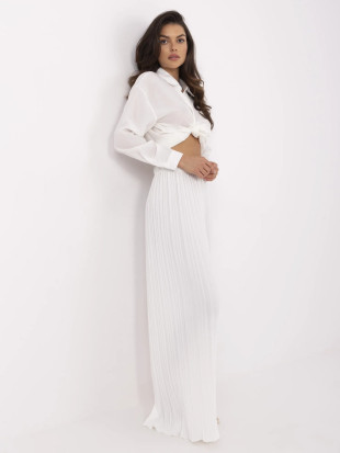 White Wide Leg Pants