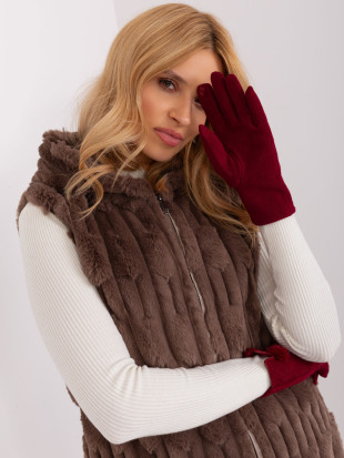 Stylish Gloves with Geometric Pattern