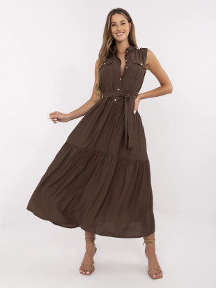 Elegant Maxi Dress with Ruffles