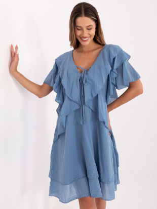 Oversize Dress in Dark Blue