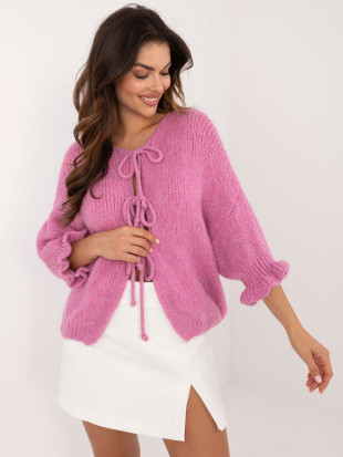 Stylish Sweater in Dark Pink