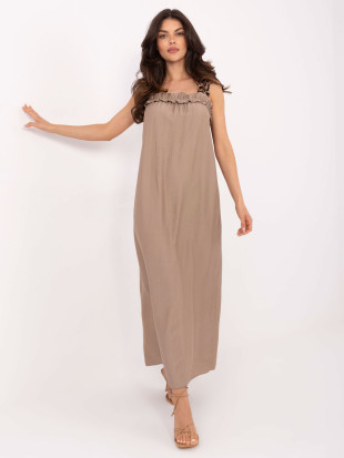 Maxi Dress in Beige