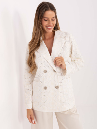 Elegant ecru blazer