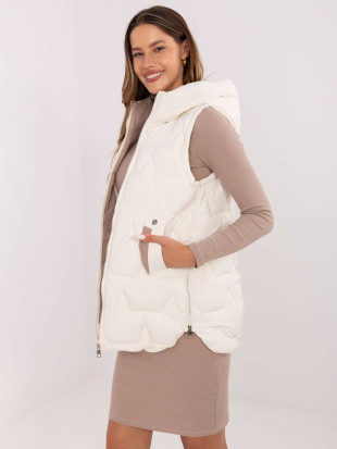 Stylish ecru vest