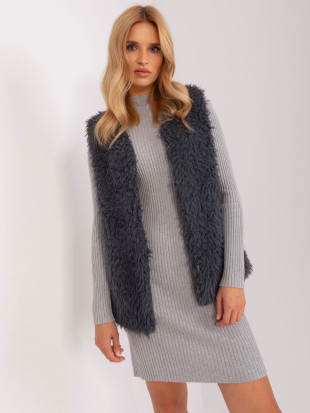 Graphite women's vest with lining