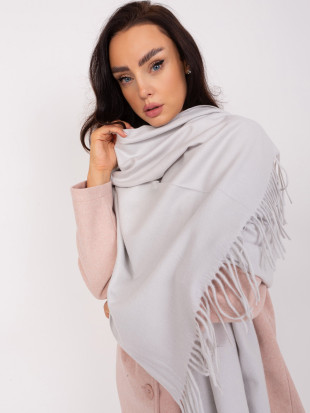 Light Gray Women's Knitted Scarf